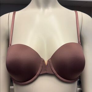 Victorias Secret | Love Cloud | Smooth Lightly Lined Plunge Demi Bra - Mauve